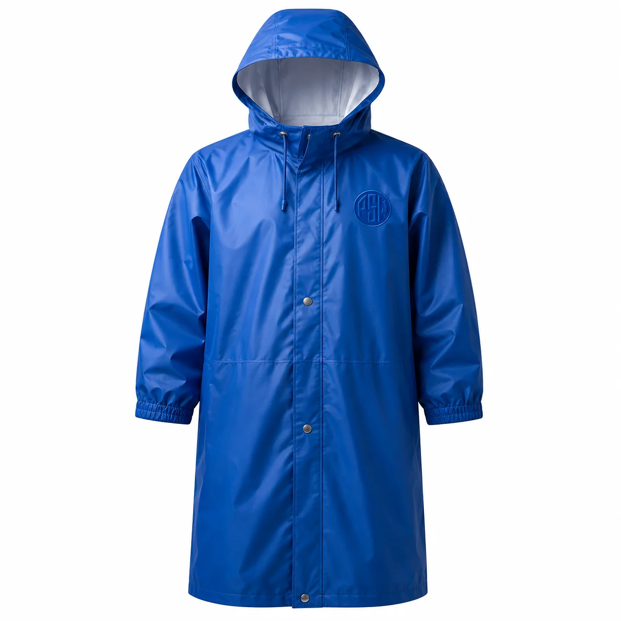 Custom Rain Coats - Satin Shell with Ribbed Knit Trim