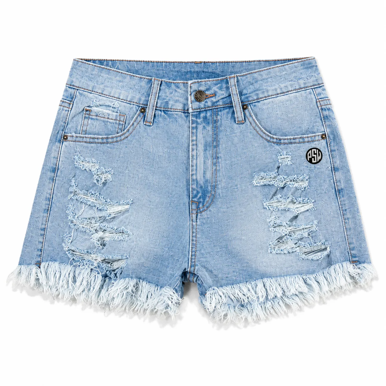 Custom Distressed Shorts